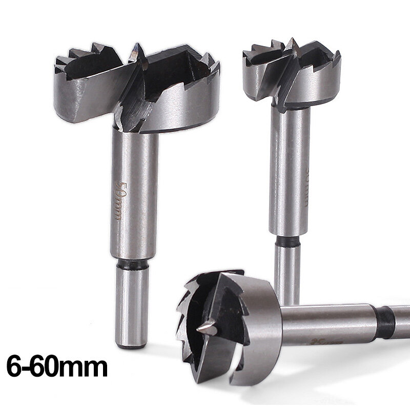 Woodworking Multi-tooth Forstner Drill Bit Carpenter High Carbon Steel Boring Drill Bit Self Centering Hole Saw Cutter Tool