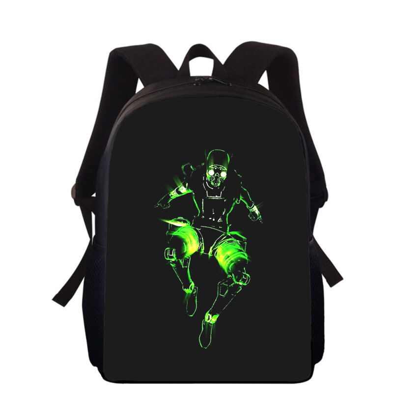 男の子と女の子のための15インチの3Dプリント子供用バックパック,学生のためのプライマリスクールバッグ