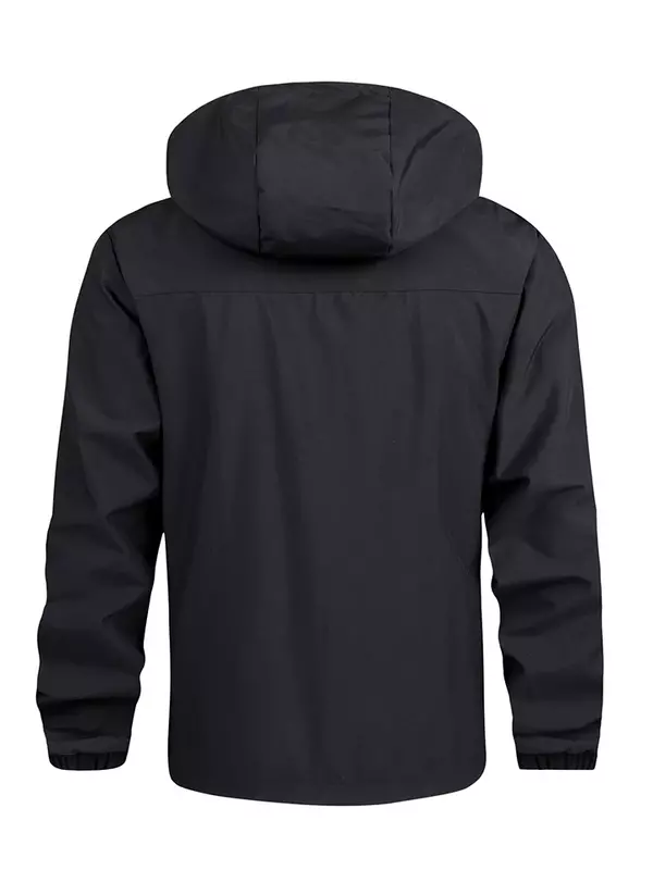 2024 nuova giacca da uomo Outdoor antivento, impermeabile, Design del cappello staccabile giacca a vento traspirante ultrasottile semplice giacca da uomo