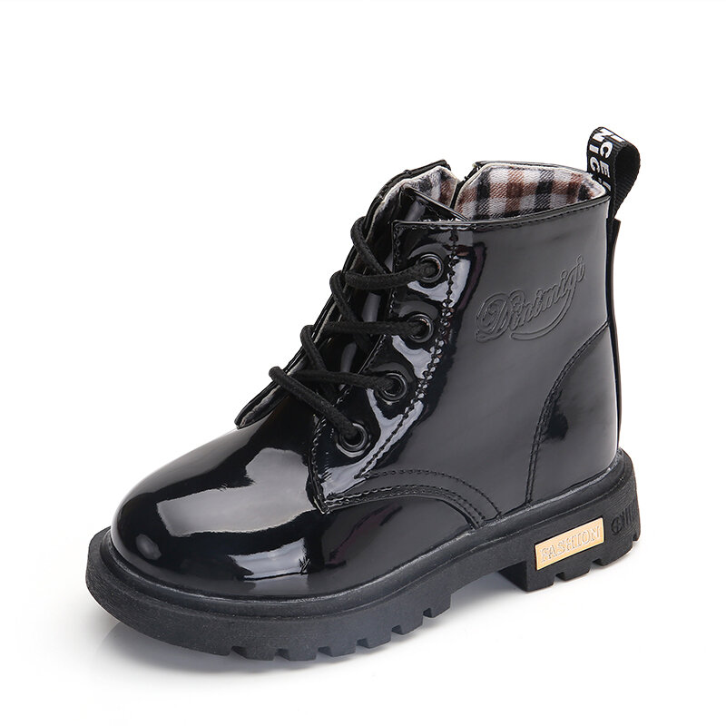 Jgshowkito 2023รองเท้าเด็กกันน้ำหนัง PU, รองเท้าบูทลุยหิมะใหม่สำหรับเด็กผู้หญิงเด็กผู้ชายรองเท้าบูทยาง21-36