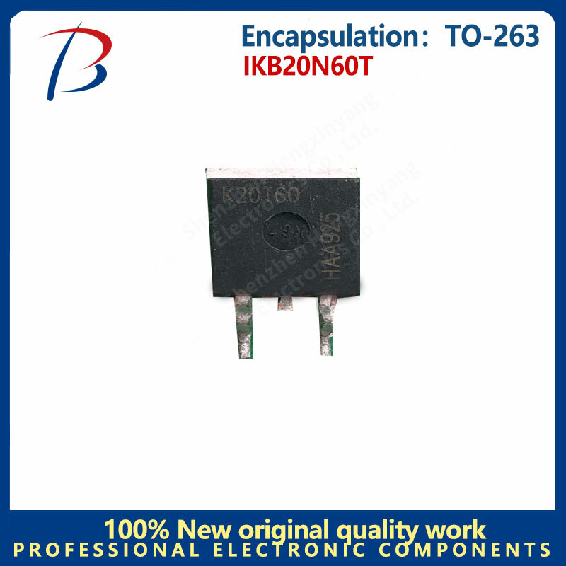 Transistor IKB20N60T K20T60 MOS FET, paquet TO-263 600V 20A, 10 pièces