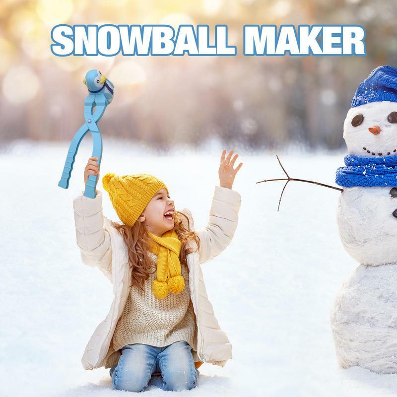 ペンギン型スノーボール、スノーボールメーカー、雪のおもちゃ、成形ツール、耐久性、厚みのある、アウトドアアクティビティ、冬