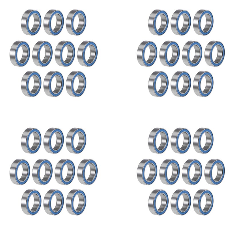 Rodamiento de bolas de ranura profunda, sello en miniatura, 80 piezas, 6700-2RS, alta calidad, 6700, 2RS, 10x15x4mm, azul