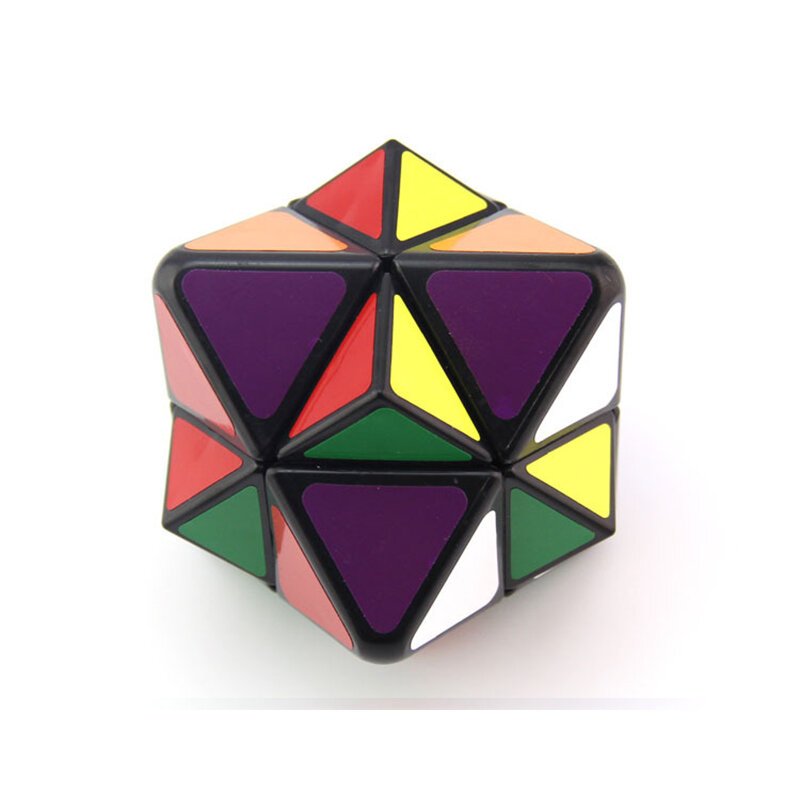 LANLAN-Cube Magique Amusant à 4 Axes et 8 Faces, Jouet de Puzzle, Cadeau de Vacances, Étoile Magique, Dent de Loup