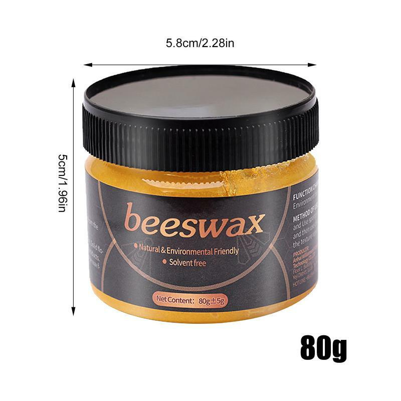 Beeswax Semir furnitur lilin lebah alami multifungsi polesan furnitur tahan lama finishing ulang pasta lilin lebah