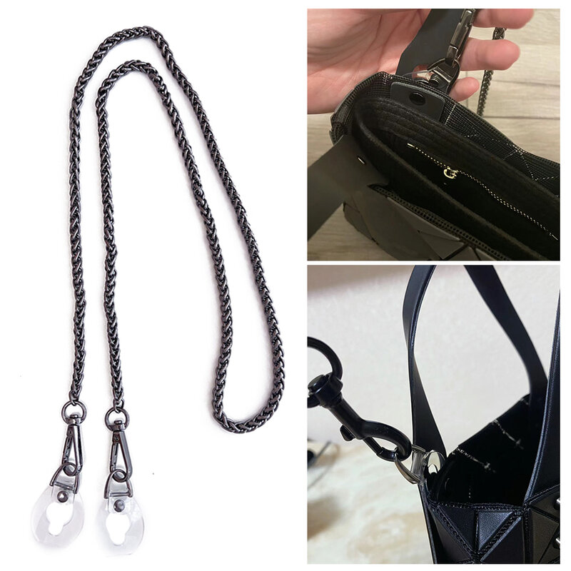 Crossbody Chain Anti Wear Buckle Handbag Replacement Metal Bag Chain Bag Accessories  Protection Punch-Free Bag Strap Hardware