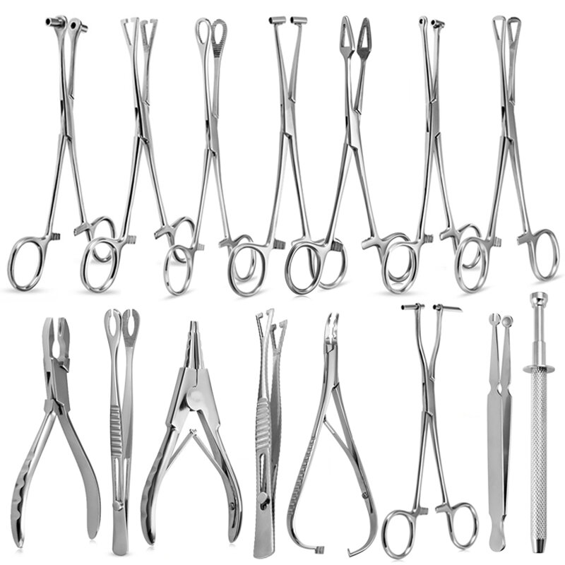Surgical Steel Body Piercing Tool Forceps Needle Pipe Clamp Tweezers Open Close Ring Ball Plier Lip Belly Septum Piercing Tools