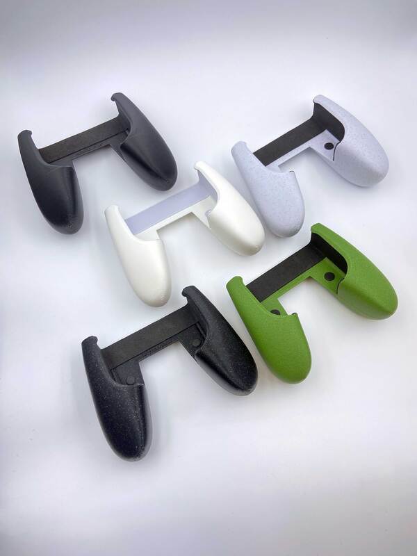 Pegangan pegangan dicetak 3D untuk RG35XX Plus konsol Game RG35XX + pengontrol pegangan DIY pegangan pegangan, desain ergonomis