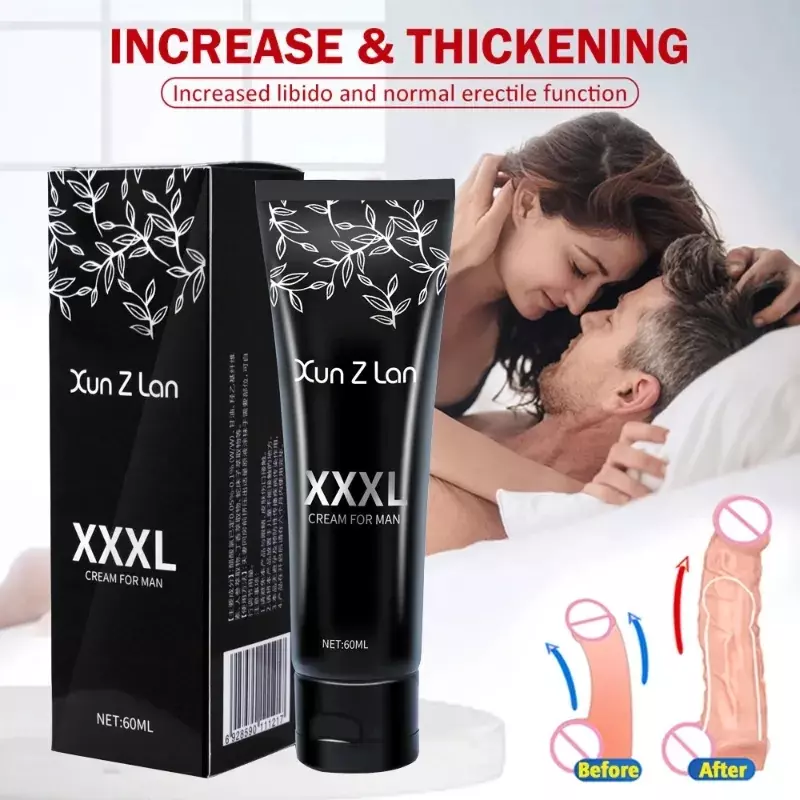 Crema para agrandar el pene grande para hombres, Gel sexual para aumentar el tamaño XXXL, crema para retrasar la erección masculina, crecimiento grueso, productos para adultos