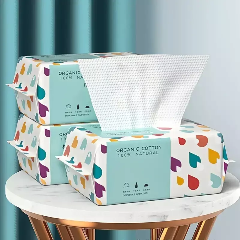 100 Stuks Wegwerp Dikke 100% Katoenen Handdoek Make-Up Zachte Verwijderende Doekjes Droge Reiniger Handdoekjes Voor Huidverzorging