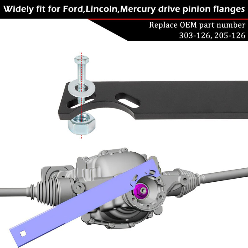 6883 Pinion flens alat pemegang dan Bolt poros engkol mesin baut katrol cocok untuk Ford Lincoln Mercury Drive aksesori perahu