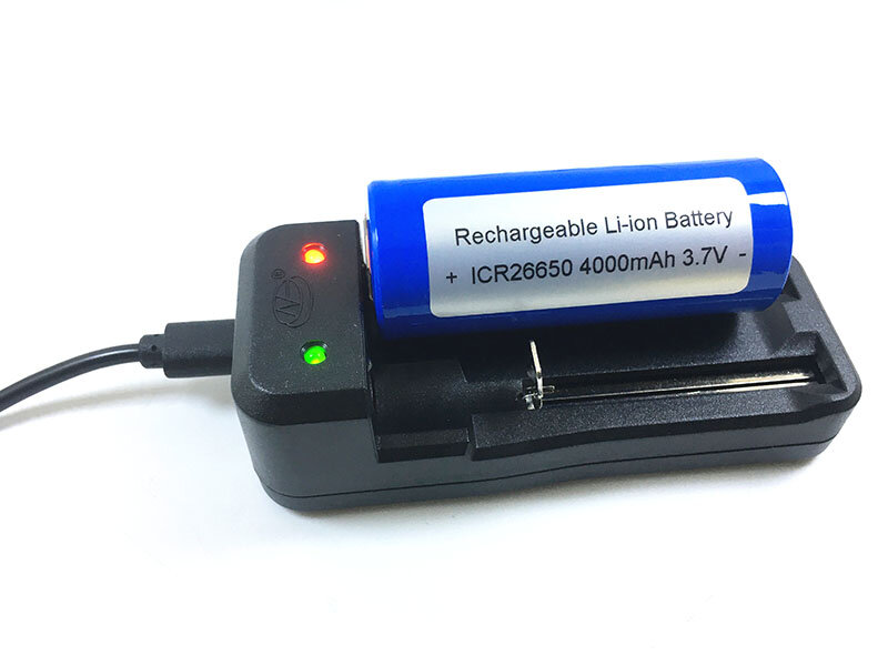 Chargeur de batterie universel USB au Lithium, Standard européen et américain, 14250, 18650, 18500, 26650, 16340, à double fente