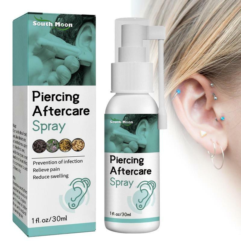 Piercing Nachsorge Spray effektive Ohrring Reinigungs lösung Reinigungs mittel zur Reinigung und Linderung von Schwellungen gereizte Haut