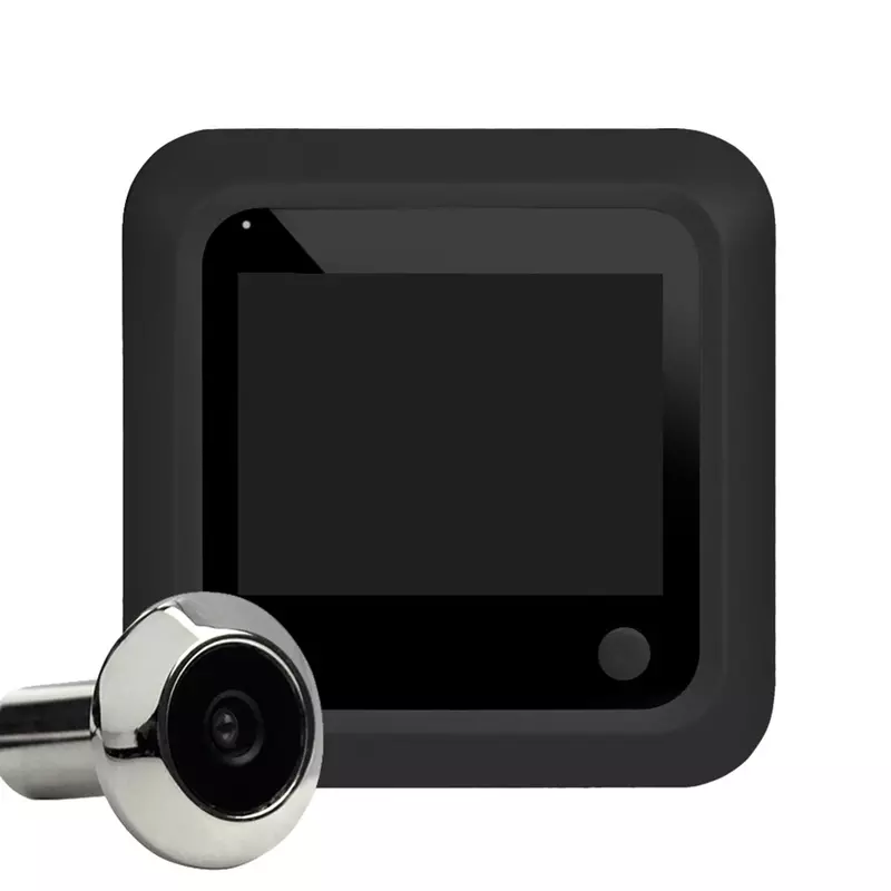 Kamera szpiegowska drzwi, wizjer do drzwi wizjer, drzwi wejściowe do mieszkania 90 ° kamera wideo szerokokątna cyfrowa 2.4 Cal LCD do domu