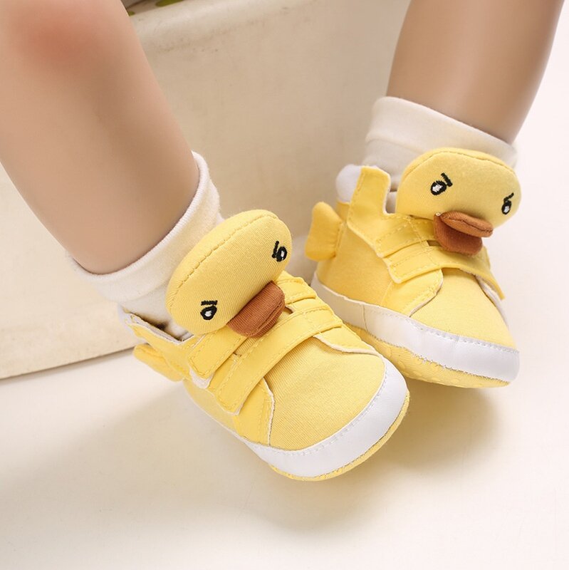 Cartoon Animals Infant Shoes for First Walker Anti-slip Cotton Baby Girl Wear for Spring&Autumn Newborn Soft Sole