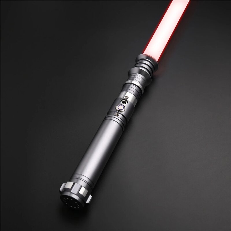 RGB Kim Loại Lightsaber Laser Espada Sabre De Luz Thanh Kiếm Rave Vũ Khí 12 Màu Sắc Thay Đổi 5 Bộ Soundfonts Lực FX FOC blaster