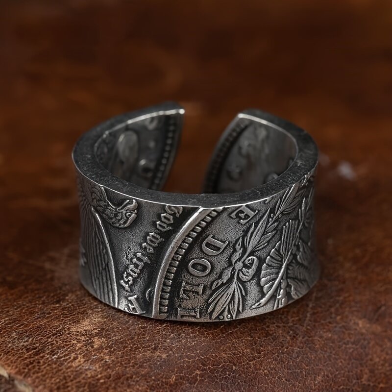 Кольцо-трансформер ручной работы, мужское Оригинальное Ретро Открытое кольцо, женское властное серебряное кольцо, тренд