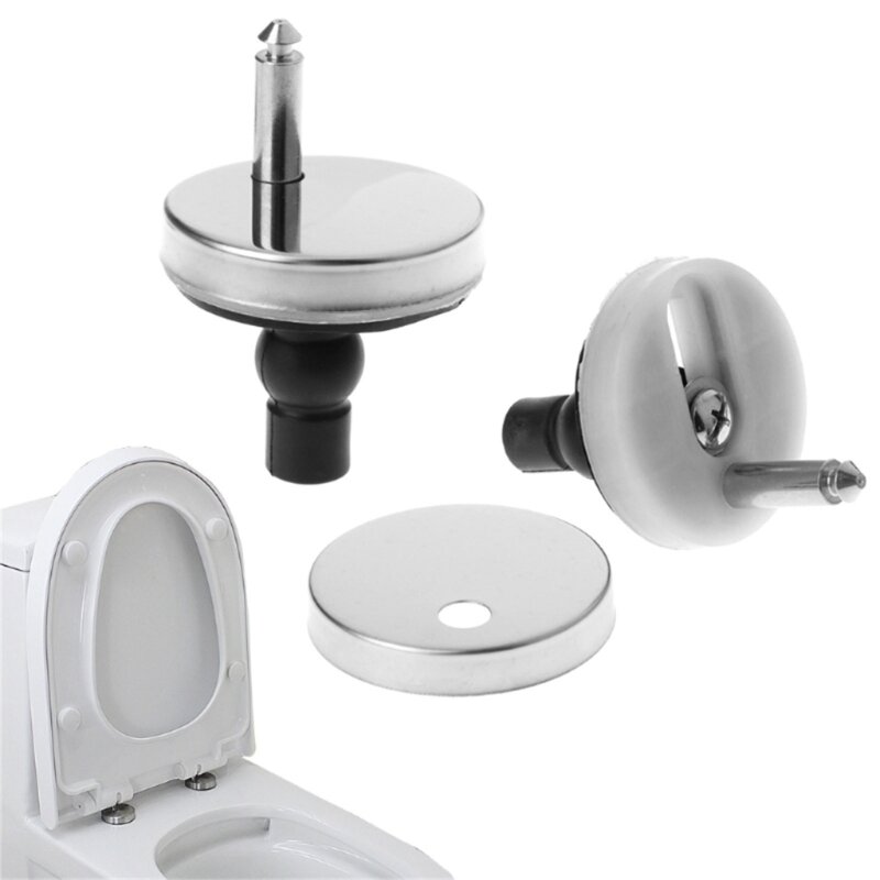 2pcs Toilet Top Fix Screws Quick Release Hinges Fittings Easy Install Dropshipping