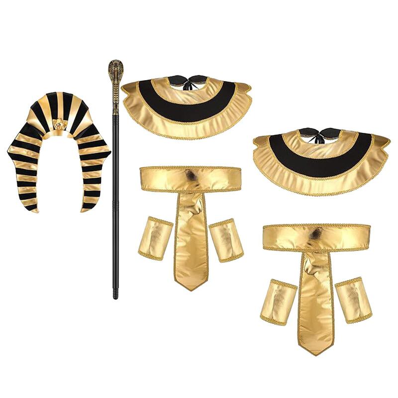 Accesorios de disfraz egipcio para adultos, de Mascarada favores de fiesta, accesorios de juego de rol, actuación en escenario, festivales, cumpleaños, Cosplay, vestido