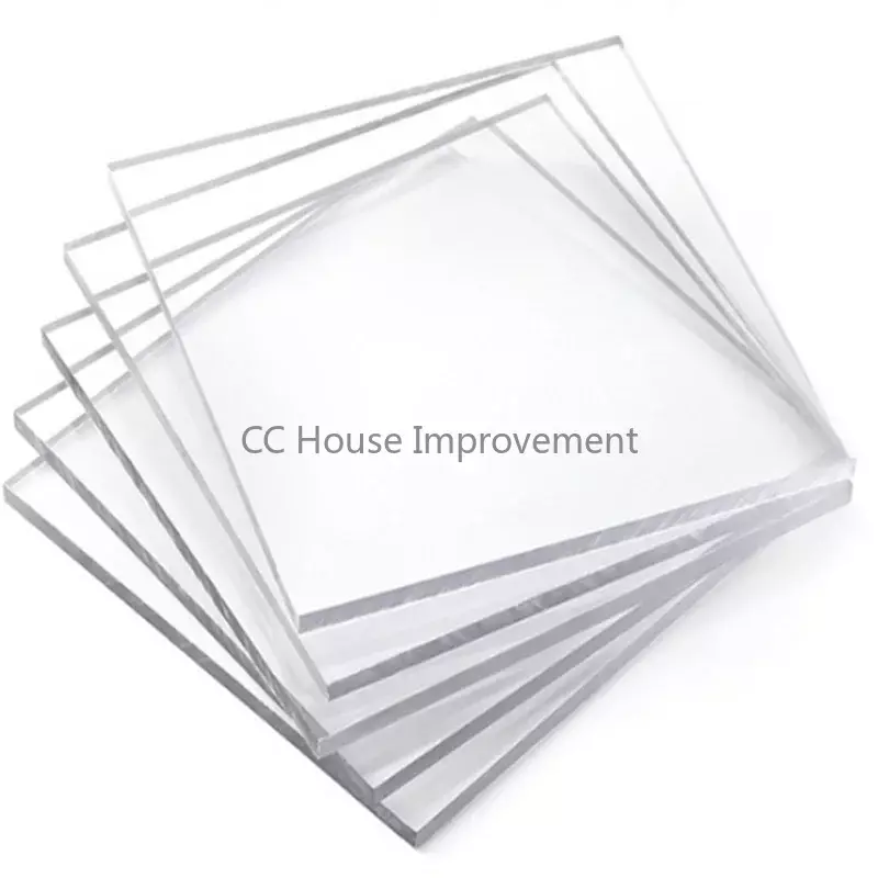 50mm * 100mm * 6mm klare Acryl platte transparente Kunststoff platte für Bilderrahmen Glas Ersatz Projekt Display Malerei
