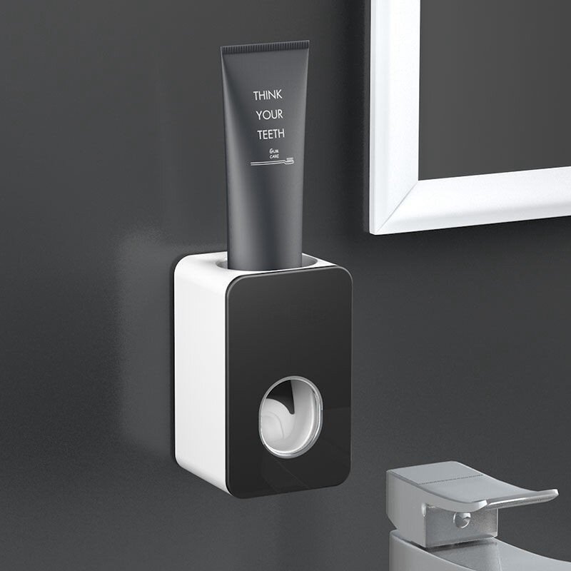 2022 dispensador de pasta de dentes automático fixado na parede do espremedor de pasta de dentes suporte para o furo-livre de suspensão na parede