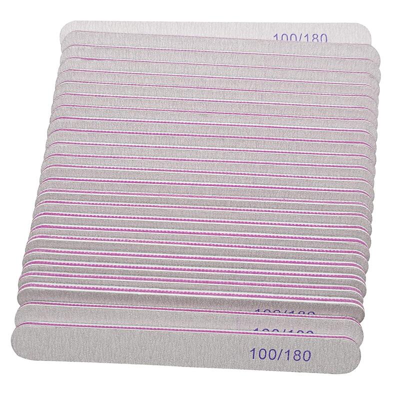 10pcs Different Shape Emery Nail File Personalized Nail File With Sanding Paper 100/180