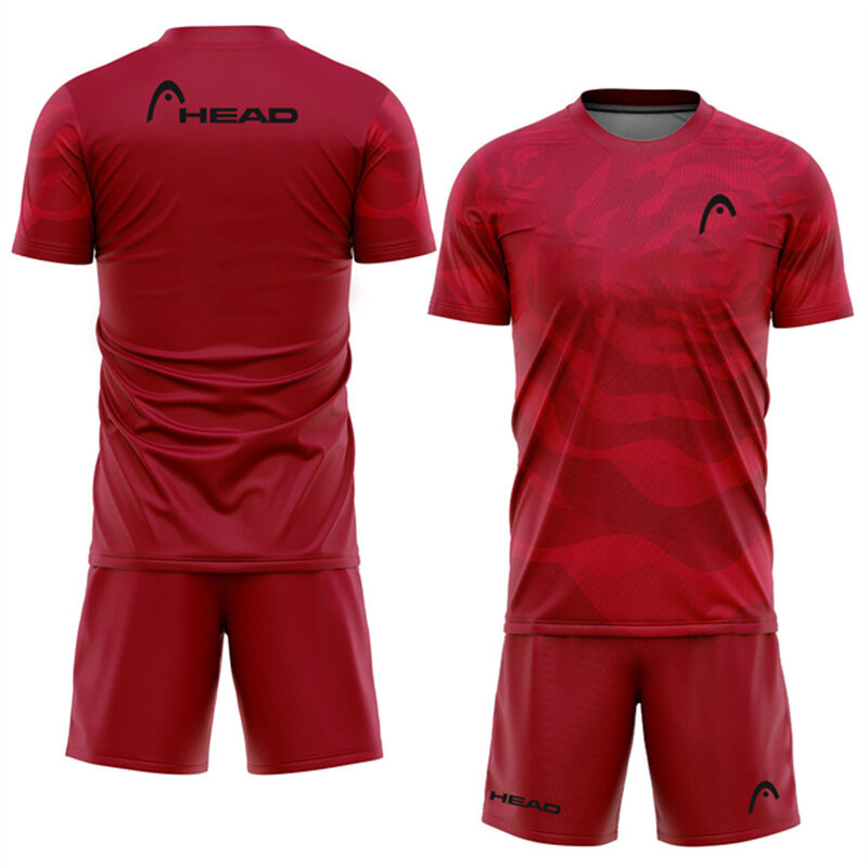 Camiseta respirável de manga curta masculina para esportes esportivos ao ar livre, roupas de treinamento de badminton, roupa de corrida solta, verão 2024