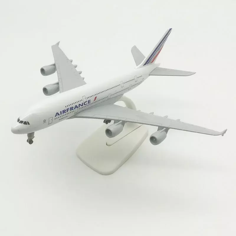 20cm Alloy Metal Air France AirFrance AIRBUS 380 A380 Airlines Airplane Model Diecast Air Plane Model Aircraft w Landing Gears