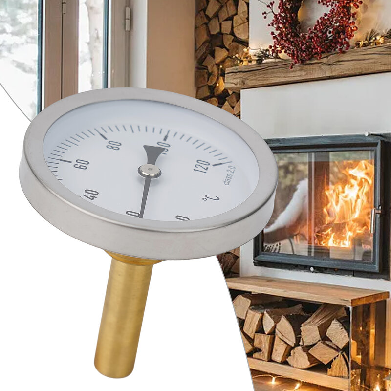 Termometro con guaina in rame 1/2 \ "caldaia a tampone a vite assiale riscaldamento 120 °C accessori per il bagno caldo e freddo per uso domestico