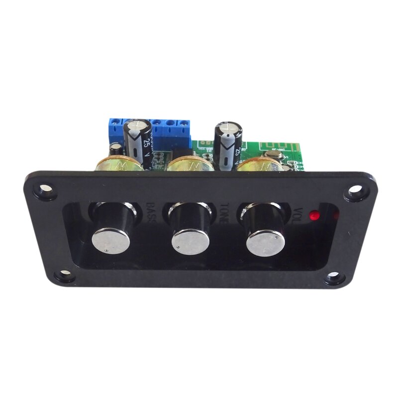 Mini Bluetooth 5.0 Power Amplifier Stereo 2X26W 8 Ohm Speaker Sound Amplifier Treble Bass Tone Adjustment Home Audio Amp