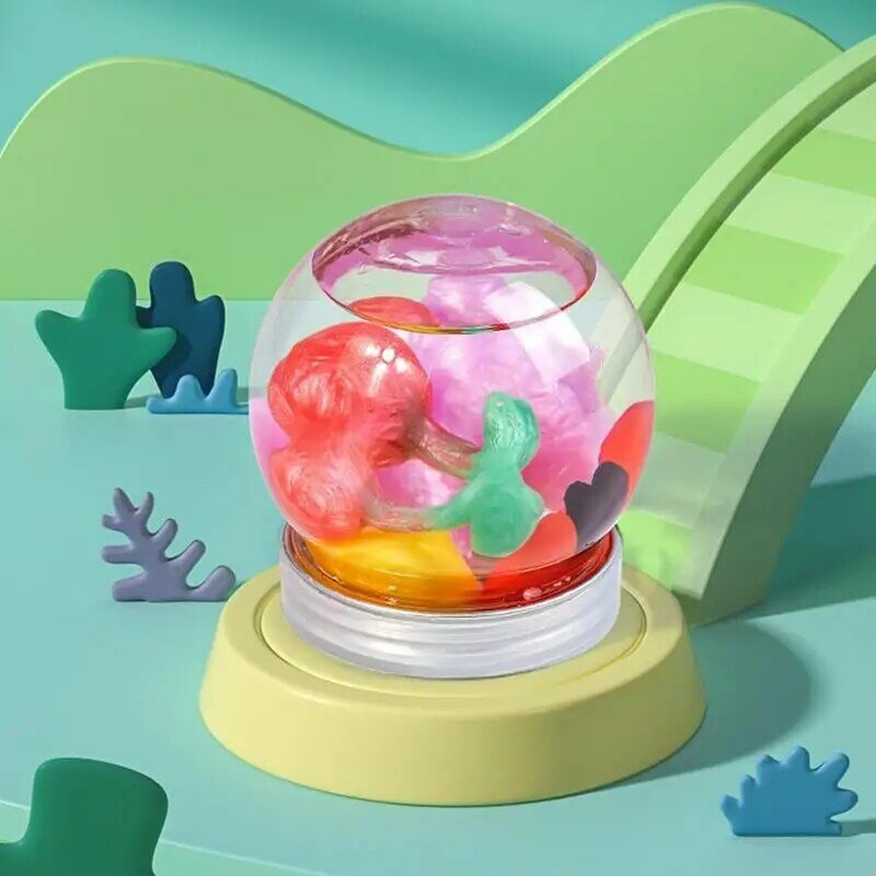 Żel wodny zabawka dla dzieci kolorowa ręcznie robiona Aqua wróżka Elf żel morski zestaw zwierząt Elf wodny dla chłopców i dziewcząt nauka