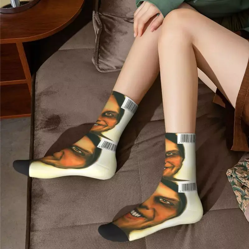 Новинка, мужские носки Aphex Twin Dress, удобные теплые носки унисекс с 3D-принтом, для музыкальных художников