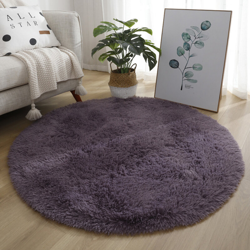 Anti Slip Plush Rugs Large Shaggy Rug Super Soft Mat Living Room Bedroom Carpet Home Floor Decor Play Area Children Pets