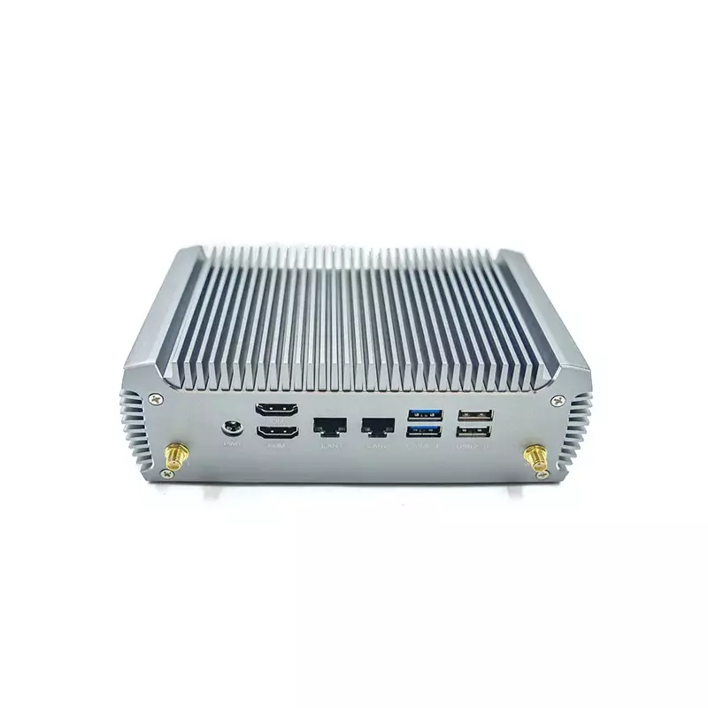 Amd ryzen™R7 4700u/r5 4500u/r3 4300u Dual-Ethernet-Industries teuerung spiel 4k lüfter lose Windows 11 Mini-PC-Unterstützung HDD-Computer