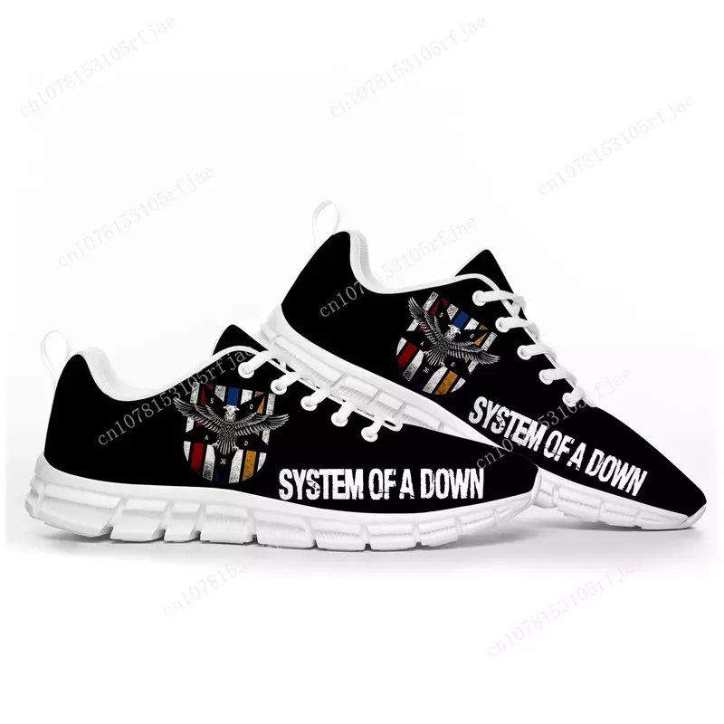 Sepatu olahraga System of a Down sepatu kets anak remaja wanita sepatu pasangan kualitas tinggi buatan penjahit kasual