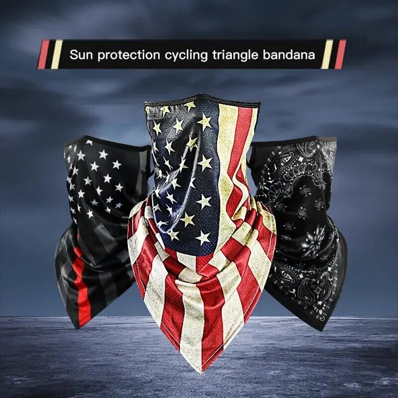 Cooling Neck Gaiter Bandana for Outdoor Activities Breathable Quick-Drying Sun Protection Motorcycle Motorbike Riding Scarf