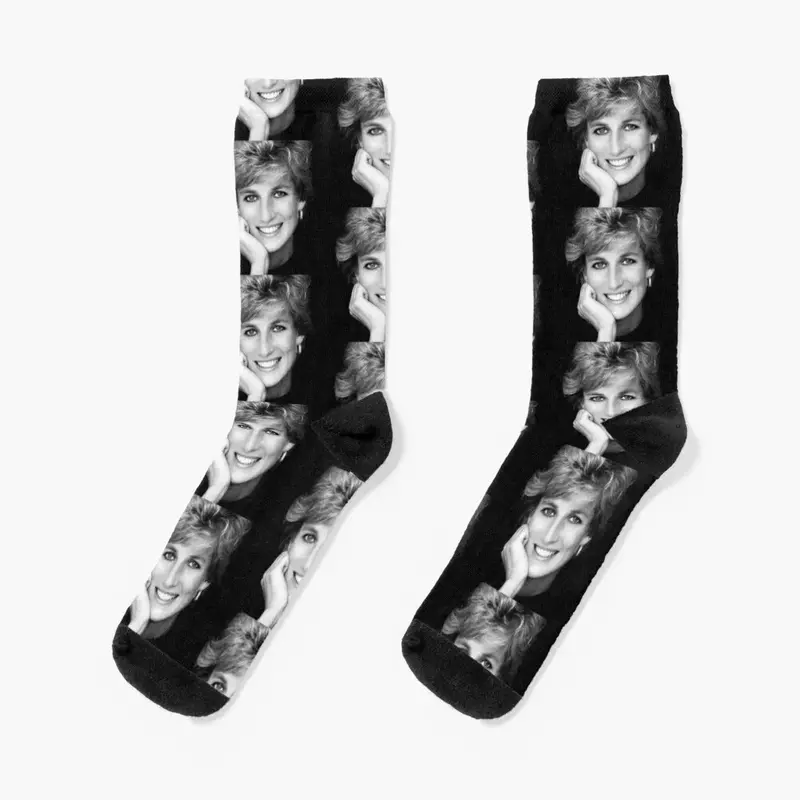 Носки принцессы Дианы, яркие мужские Гольфы с подвязками, мужские женские носки
