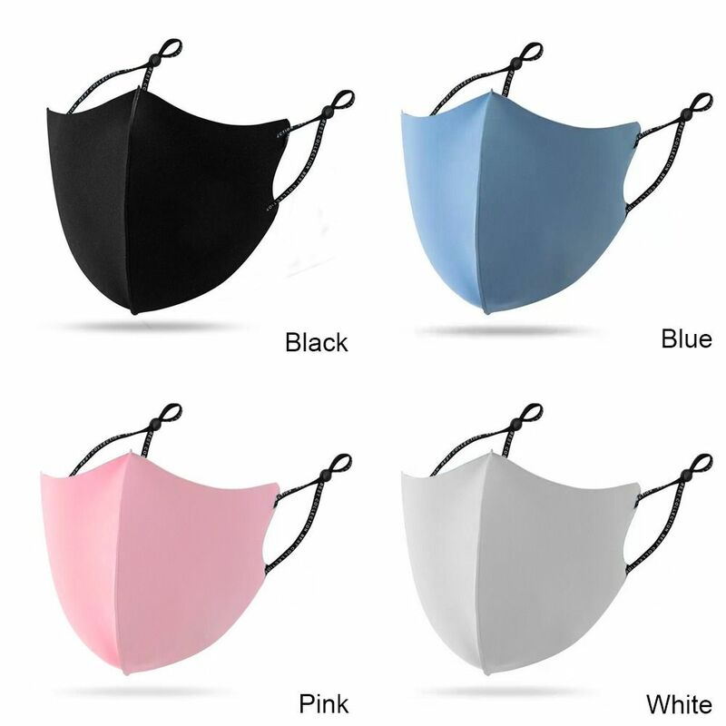 Multicolor Sunscreen Mask Thin Ice Silk Ultraviolet-proof Face Mask UV Sun Protection Adjustable UV-resistant Sport Scarf