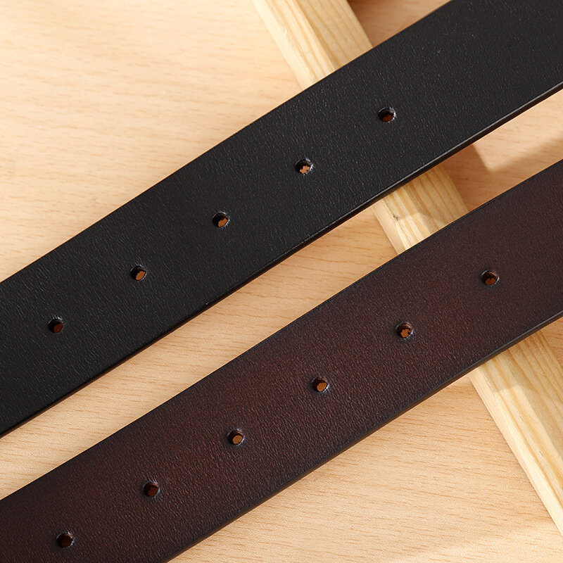 الرجال حزام حزام جديد الرجال أحزمة جلد البقر حزام 3.5-3.7 سنتيمتر 100% جلد طبيعي ل السلس دبوس مشبك حزام لا مشبك 110-120 سنتيمتر