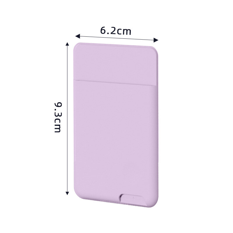 3M Phone Wallet Case Card Holder Self-Adhesive Silicone Pocket Stick ID Bank Credit Card Storage Card Holder Bag Accessory