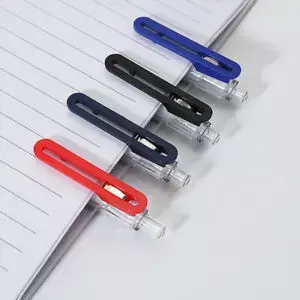 MUJIS 젤 펜, 카와이 일본 0.5mm, 블랙, 블루, 레드 잉크 볼 포인트 프레스 펜, 사무실 펜 + 펜 상자, 학생 사무실 문구, 10 개/세트