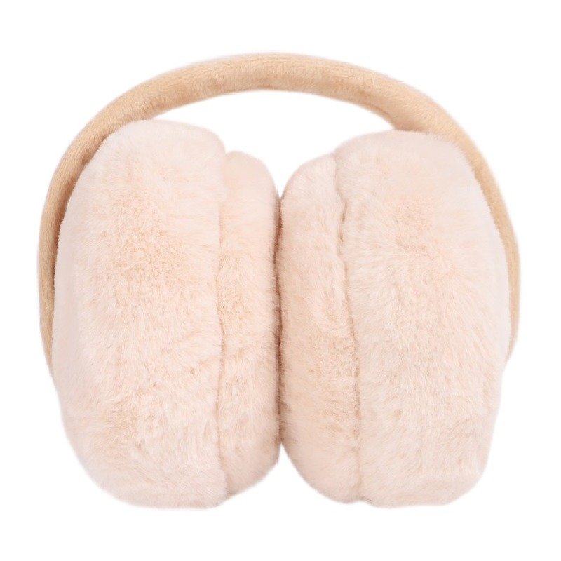 Autumn and Winter Warm and Comfortable Unisex Skiing Fur Headphones Cute New Fur Solid Color Ladies Earmuffs Winter Accessories
