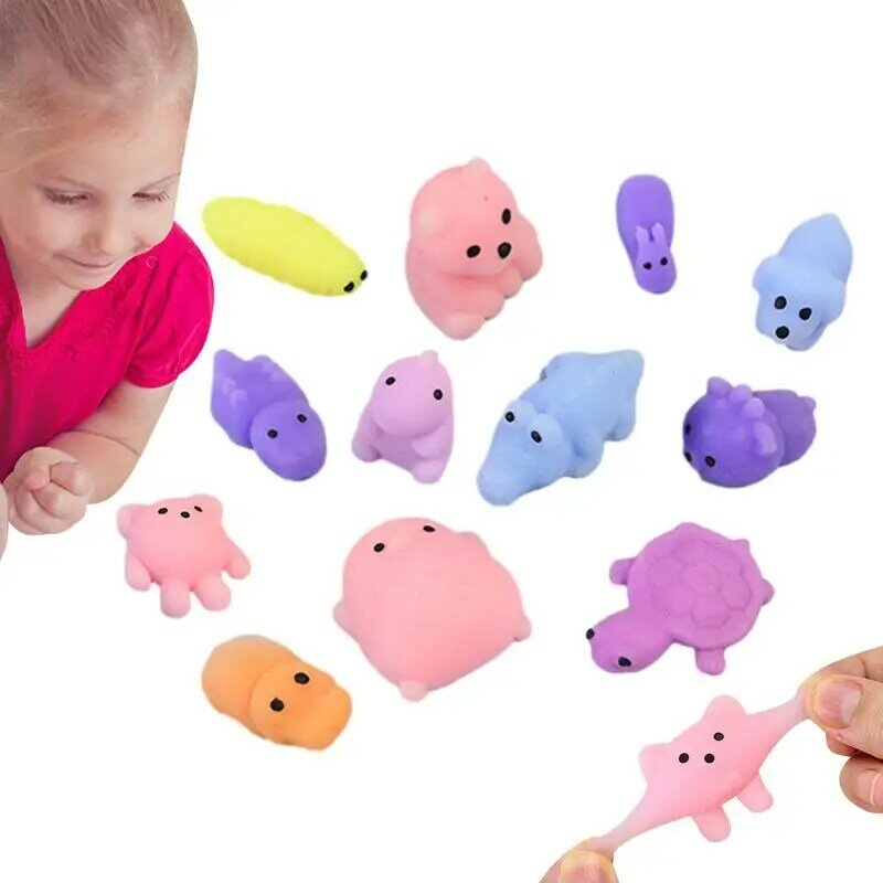 Squishy antistress giocattoli Mini giocattoli antistress 12 pezzi giocattolo sensoriale per le dita giocattoli per pizzico giocattolo per spremere lo Stress sensoriale giocattolo per agitarsi sensoriale