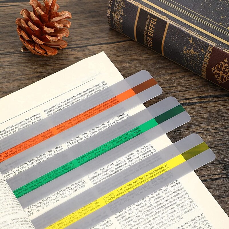 12 Pcs Guided Reading Strips Set Colored Overlays Dyslexia Tools Correction Gels Lighting Filter Plastic Sheets Bookmark