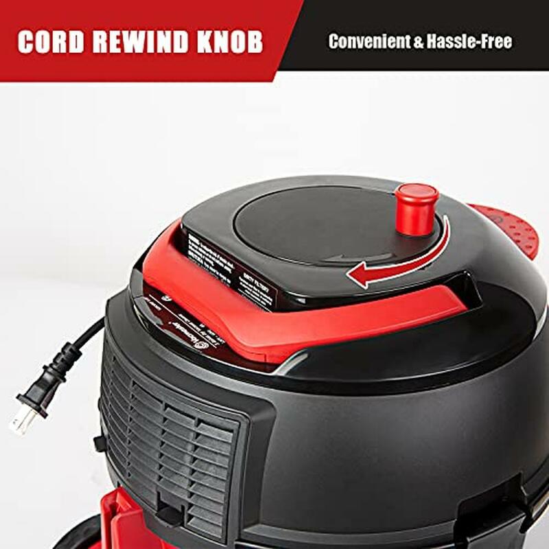 3 Gallon Corded Dry Canister Vacuum Cleaner Carpet Hard Floor Bag Storage Included Kit Commercial Residential Vacuum Household