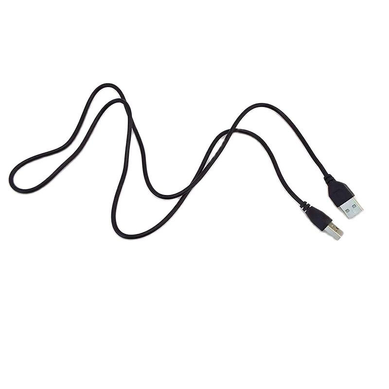 1เมตร USB 2.0 Type A ชายต่อสายเคเบิลอะแดปเตอร์เชื่อมต่อสายไฟสายต่อไฟการถ่ายโอนความเร็วสูงสำหรับพีซีสายซิงค์ข้อมูล
