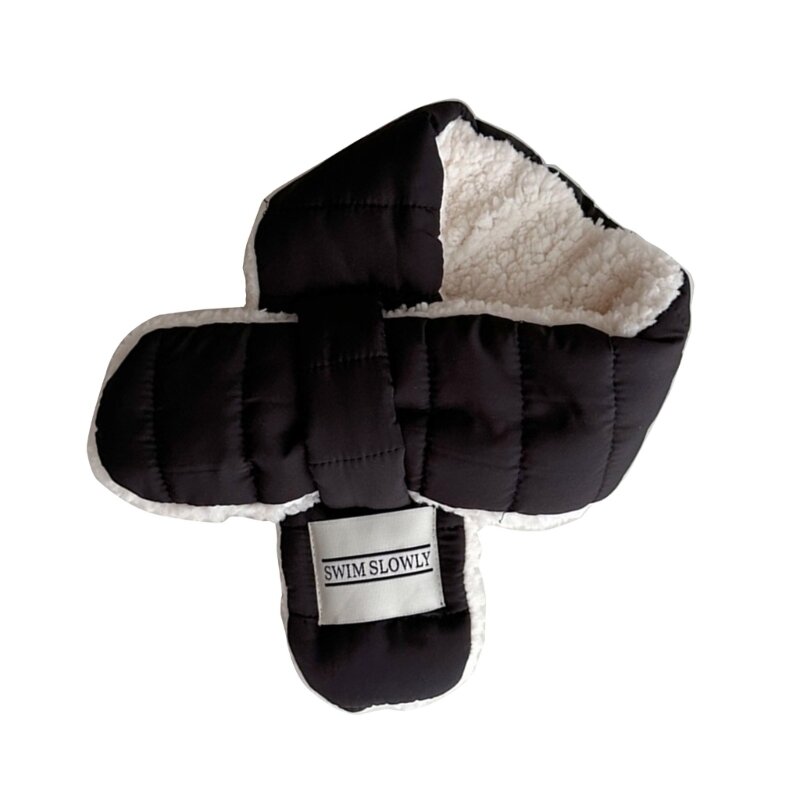 Versatile Plush Shoulder Wrap Warm & Trendy Scarf Fashionable Plush Scarf for Boys & Girls Suitable for Cold Weather Dropship