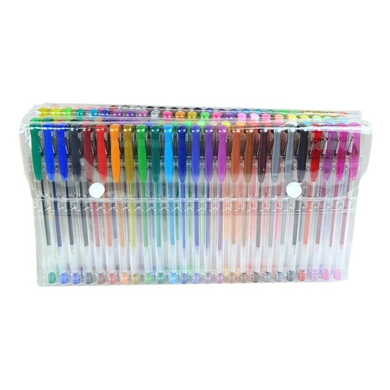 Canetas gel Y1UB Conjunto marcadores arte coloridos 100 para desenho diário scrapbooking