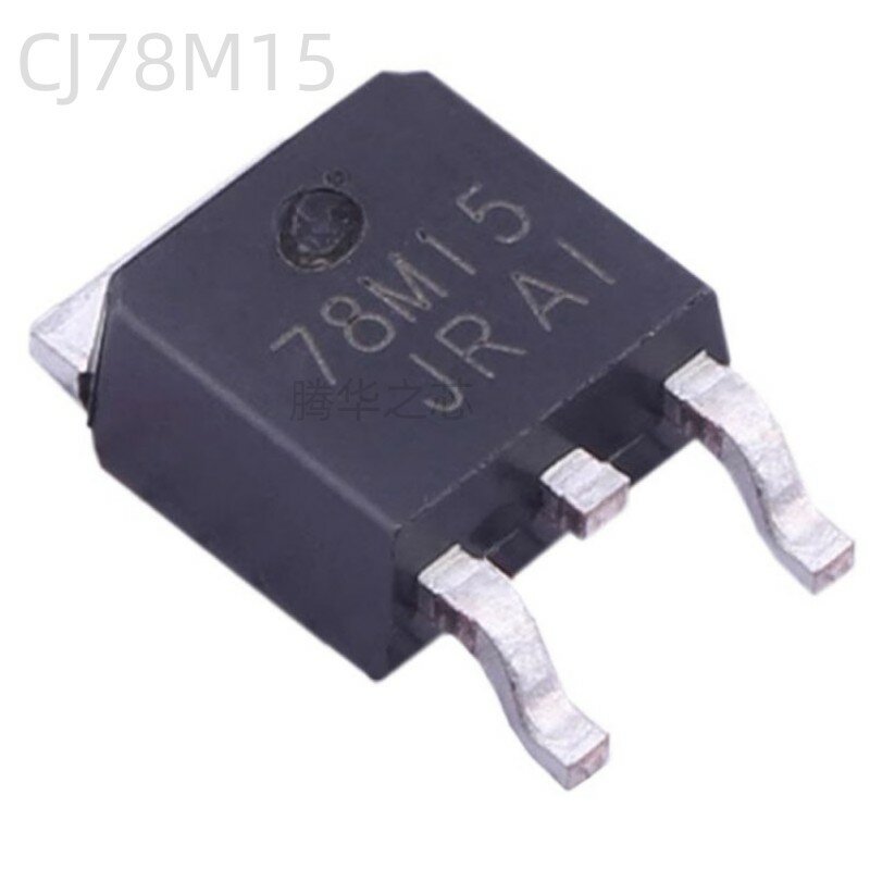 Regulador de voltaje CJ78M15 de tres terminales, dispositivo de salida fija, IC integrado, 35V, 500Ma, 10 piezas