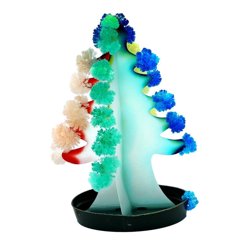 마술 성장 크리스마스 트리 과학 키트, 다채로운 장난감, 크리스마스 선물 장식
